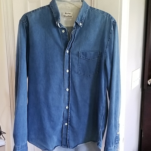 acne denim shirt